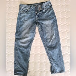 American Eagle High Rise Straight Leg Jeans Button Fly Women’s Size 16